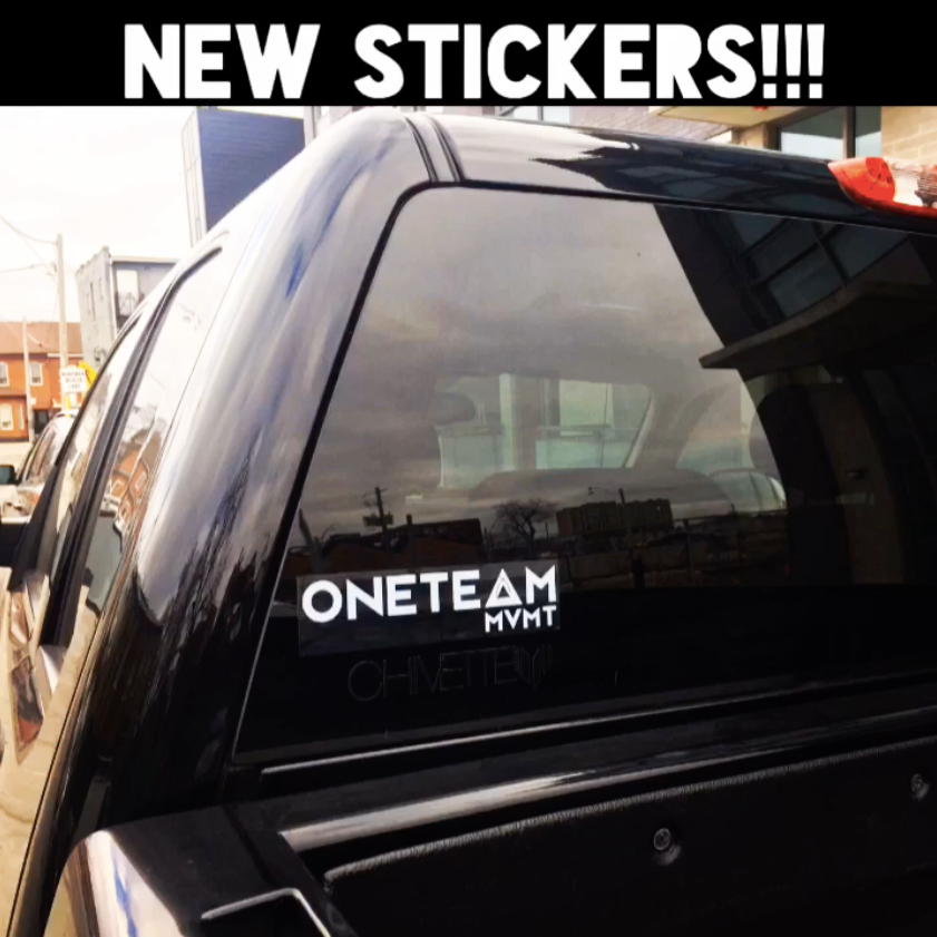 Autocollant de pare-chocs OneTeamMVMT